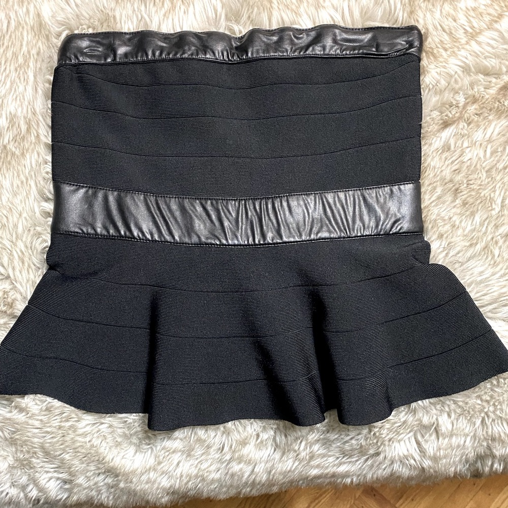 Bebe bandage peplum top